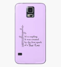 12. Schnee und Charming Zitat Sapling Hülle & Klebefolie für Samsung Galaxy