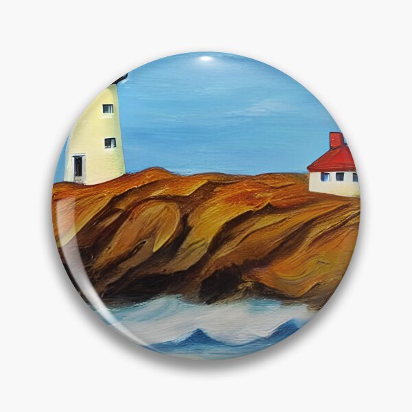 Item preview, Lighthouse Art, Impasto Art, California Lighthouse Art designed and sold by viewgraphics.