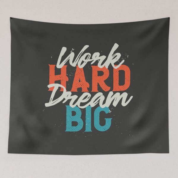 Item preview, Work hard dream big designed and sold by HackerLooks.