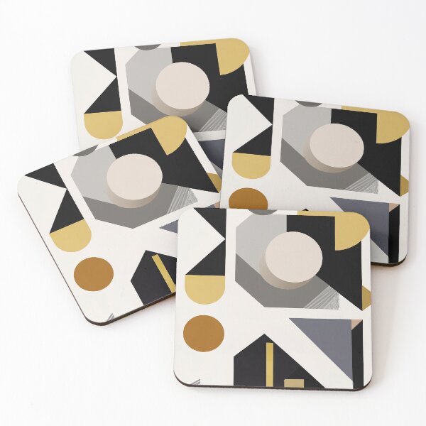 Item preview, Geometric Abstract Art/ Painting Wallpaper, Poster designed and sold by JohnsOddbox.