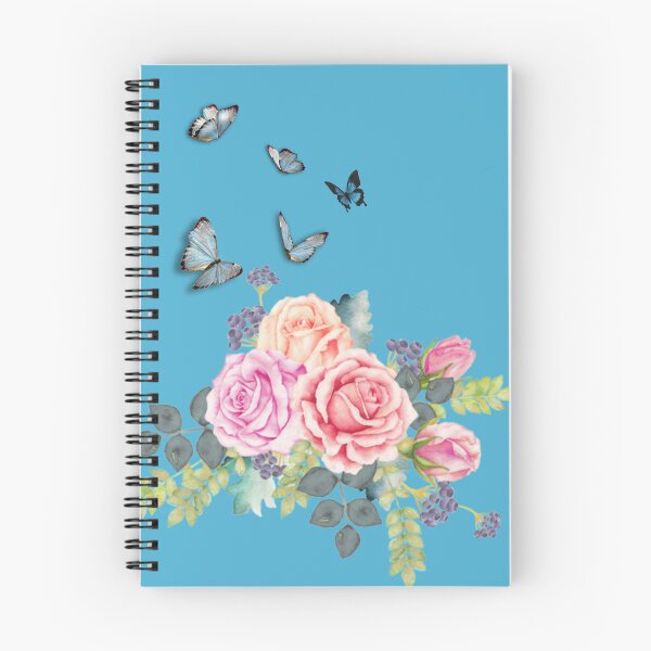 Item preview, Butterflies and flowers canvas print designed and sold by T-ShirtIn85.