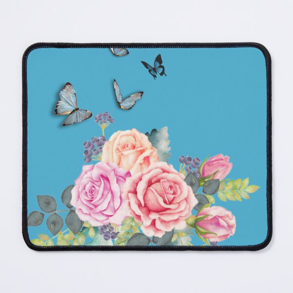 Item preview, Butterflies and flowers canvas print designed and sold by T-ShirtIn85.