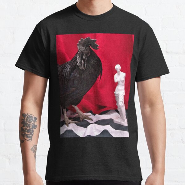 Rooster in the red room Classic T-Shirt