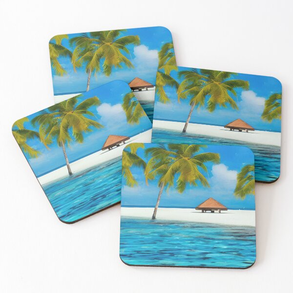 Item preview, Maldives Art, Maldives Oil Artwork designed and sold by viewgraphics.