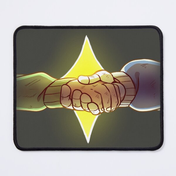 Item preview, Chara Dreemurr and Sans have a Determined Handshake! designed and sold by Rayium.