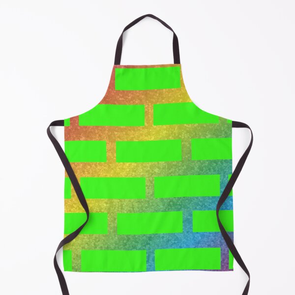 Item preview, Rainbow Glitter And Neon Green Stripes designed and sold by ColorZoo.