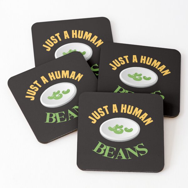 Item preview, Just A Human Beans - Funny Green Beans In Plate designed and sold by leo121687.