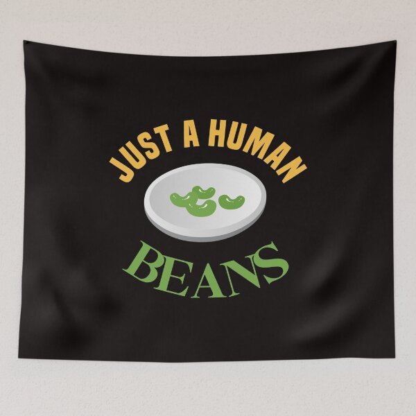 Item preview, Just A Human Beans - Funny Green Beans In Plate designed and sold by leo121687.