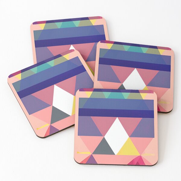 Item preview, Colorful Abstract Triangle Design designed and sold by bandjdesigns.
