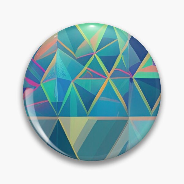 Item preview, Colorful Abstract Triangle Pattern designed and sold by bandjdesigns.