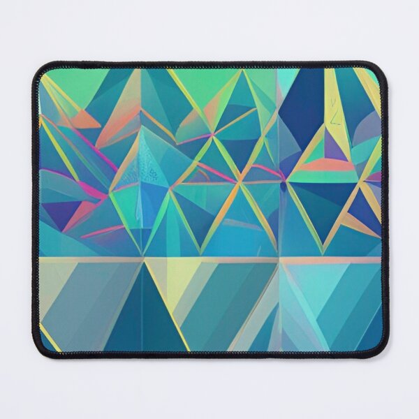 Item preview, Colorful Abstract Triangle Pattern designed and sold by bandjdesigns.