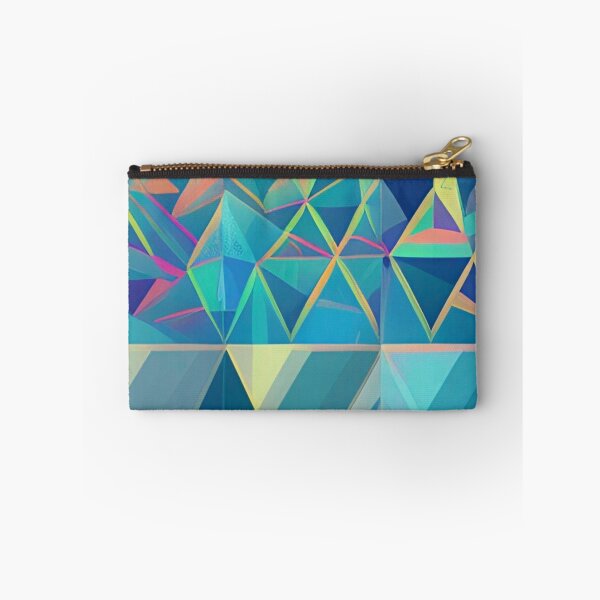 Item preview, Colorful Abstract Triangle Pattern designed and sold by bandjdesigns.