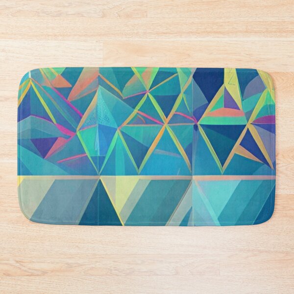 Item preview, Colorful Abstract Triangle Pattern designed and sold by bandjdesigns.