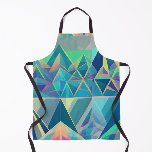 Item preview, Colorful Abstract Triangle Pattern designed and sold by bandjdesigns.