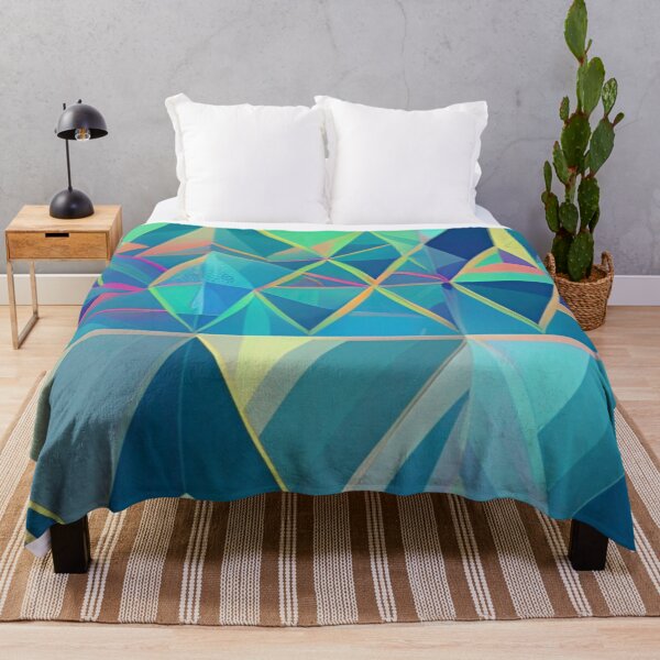 Item preview, Colorful Abstract Triangle Pattern designed and sold by bandjdesigns.