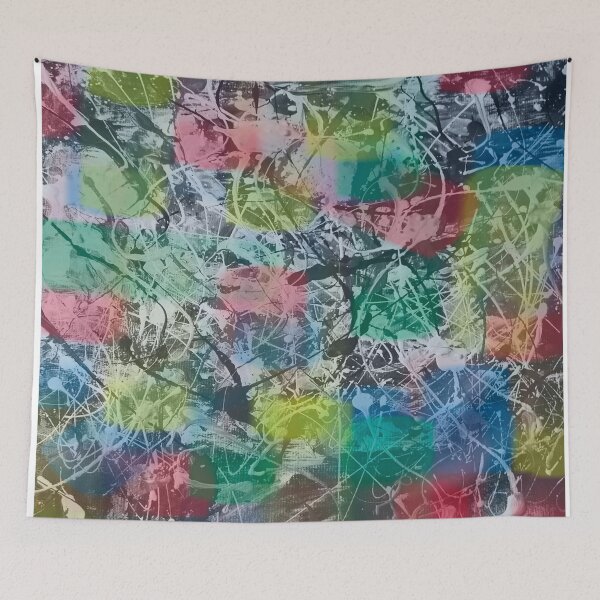 Item preview, Absract colored painting 2 designed and sold by LoraSi.