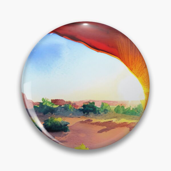 Item preview, Mesa Arch Sunrise Landscape in Watercolor Art designed and sold by viewgraphics.