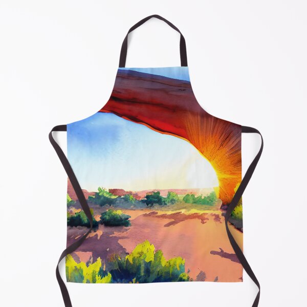 Item preview, Mesa Arch Sunrise Landscape in Watercolor Art designed and sold by viewgraphics.