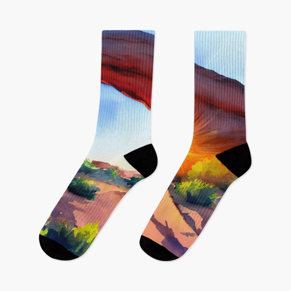 Item preview, Mesa Arch Sunrise Landscape in Watercolor Art designed and sold by viewgraphics.