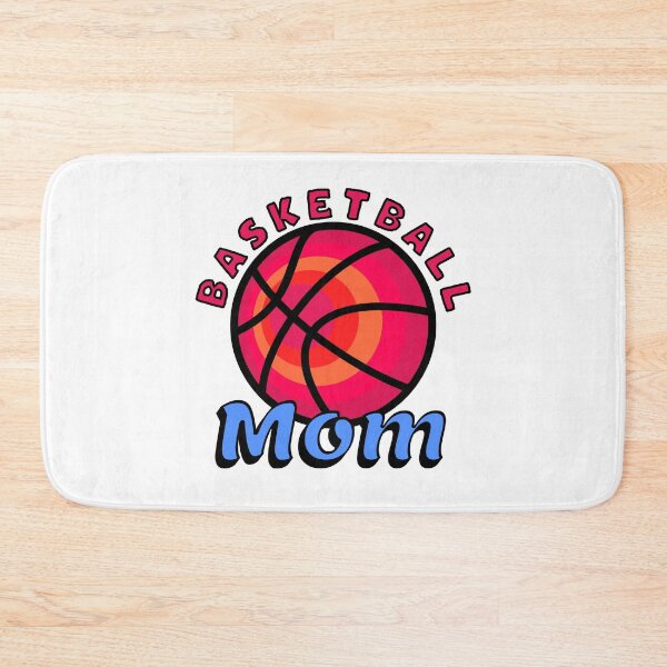 Item preview, Basketball Mom Bright Bold Orange and Blue designed and sold by artfulnotebook.