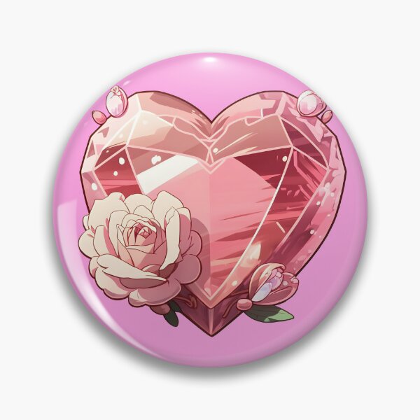 Item preview, Steven Universe Rose Quarts Crystal Gem Heart designed and sold by Allifreyr.