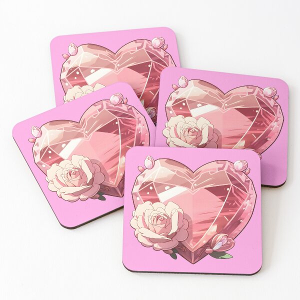 Item preview, Steven Universe Rose Quarts Crystal Gem Heart designed and sold by Allifreyr.
