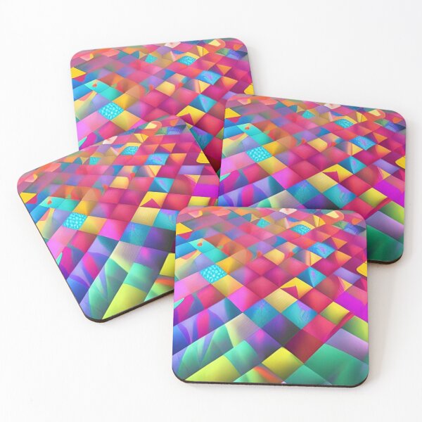 Item preview, Colorful Square Pattern Design designed and sold by bandjdesigns.