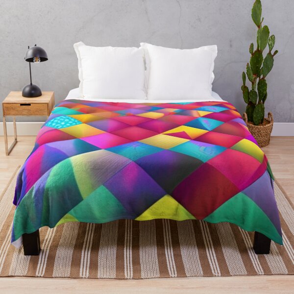 Item preview, Colorful Square Pattern Design designed and sold by bandjdesigns.