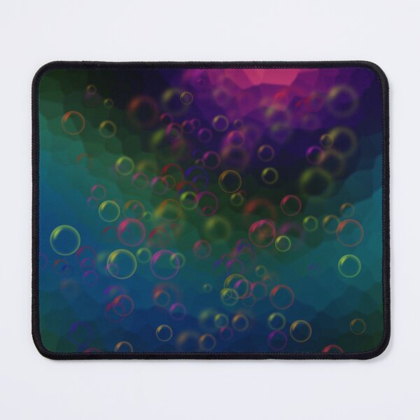 Item preview, Green polygonal background with bubbles . designed and sold by fuzzyfox.