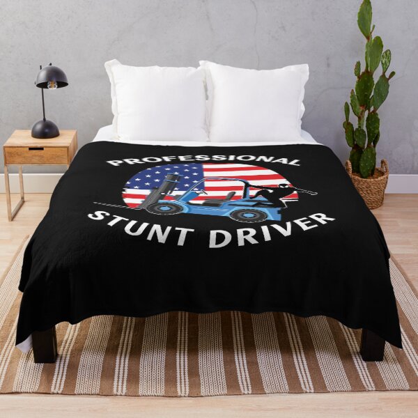 Item preview, Forklift Ninja, Professional Stunt Driver BW designed and sold by TeamsterLife.