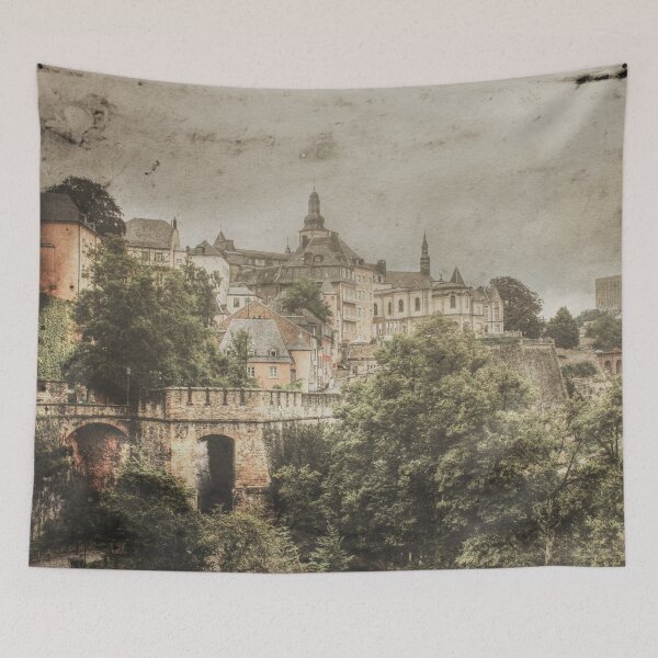 Item preview, Cloudy Day in Luxembourg City with Vintage Tint designed and sold by KEnzPhotography.