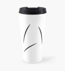 Minimalist Star Fleet Insignia Travel Mug