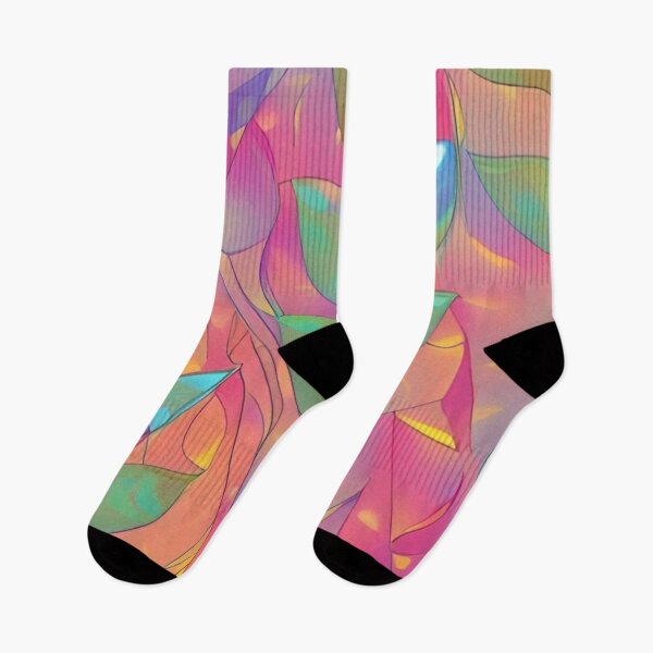 Item preview, Colorful Psychedelic Leaf Design designed and sold by bandjdesigns.