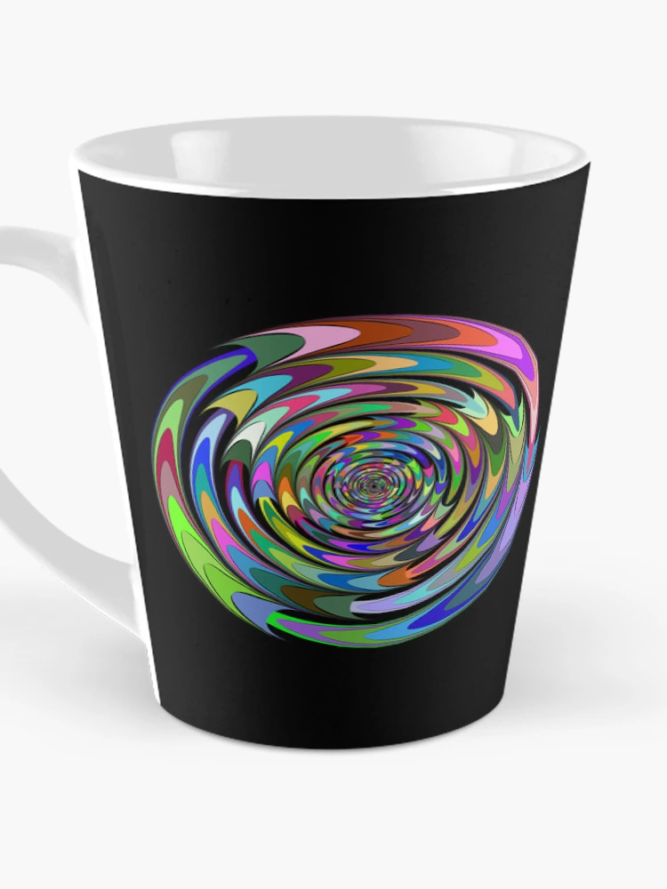Thumbnail 3 of 4, Coffee Mug, Abstract Vortex designed and sold by How67.