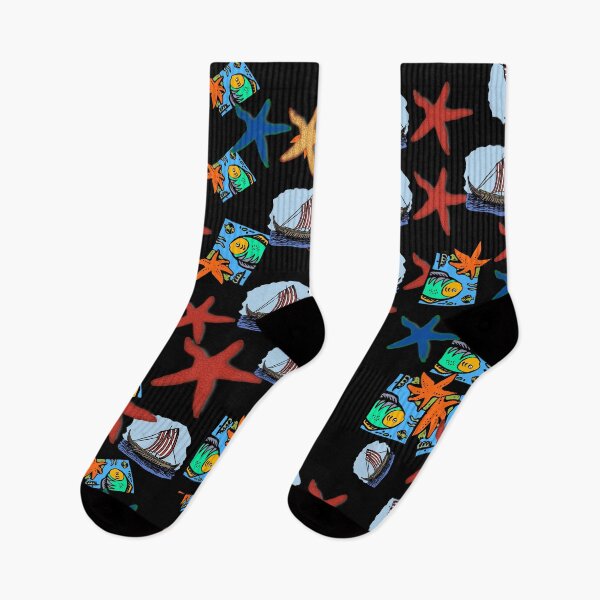 Item preview, Underwater Life with Fish and Starfish designed and sold by theredsharp.