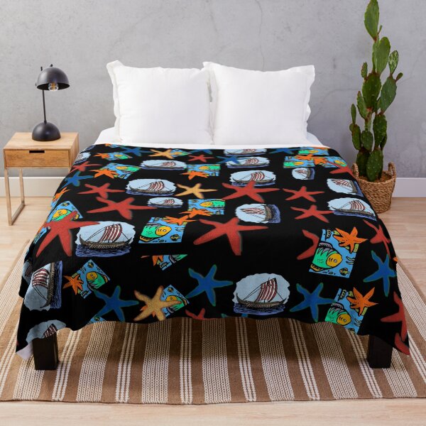 Item preview, Underwater Life with Fish and Starfish designed and sold by theredsharp.