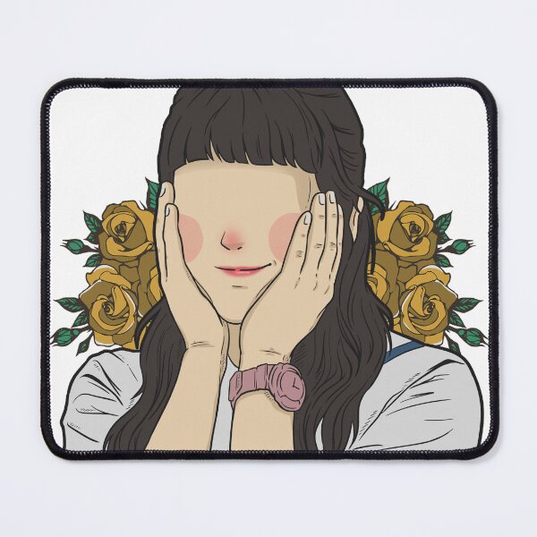 Item preview, Faceless girl with yellow flower designed and sold by Artikach Project.