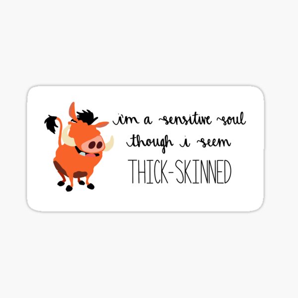 Item preview, I Seem Thick Skinned designed and sold by VKRadio.