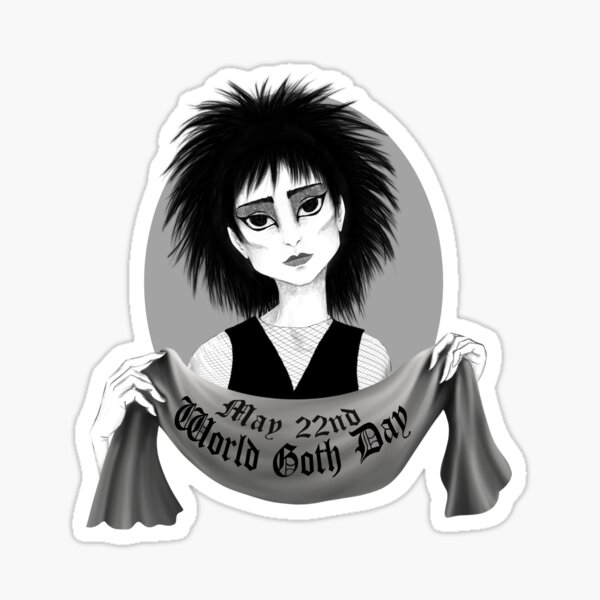 Item preview, World Goth Day Siouxie designed and sold by VeninDore.