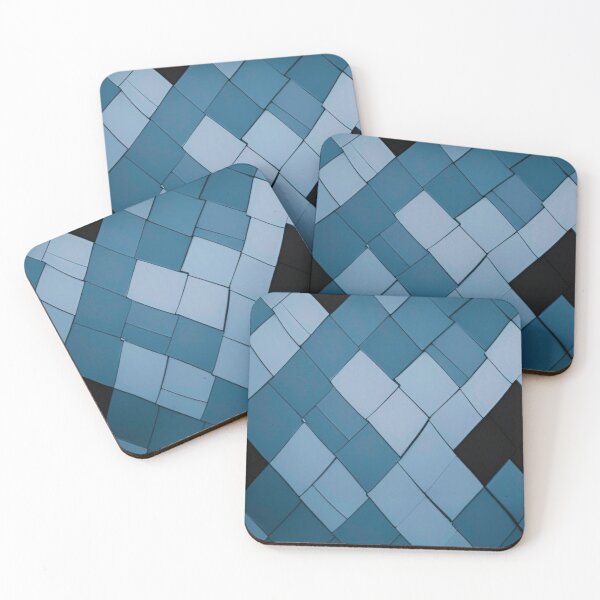 Item preview, Abstract Blue Triangle Pattern designed and sold by bandjdesigns.