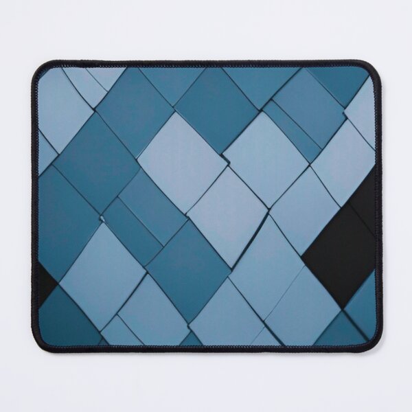 Item preview, Abstract Blue Triangle Pattern designed and sold by bandjdesigns.