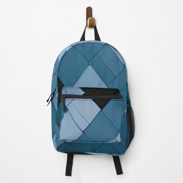 Item preview, Abstract Blue Triangle Pattern designed and sold by bandjdesigns.