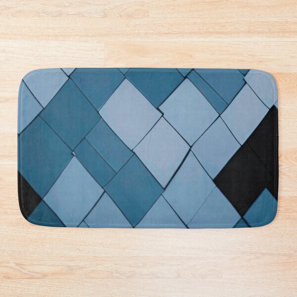 Item preview, Abstract Blue Triangle Pattern designed and sold by bandjdesigns.