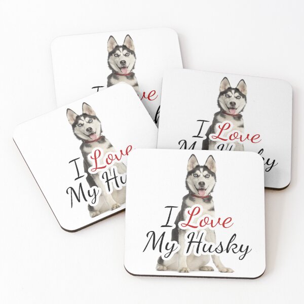Item preview, I Love My Husky designed and sold by LoiseauStudio.