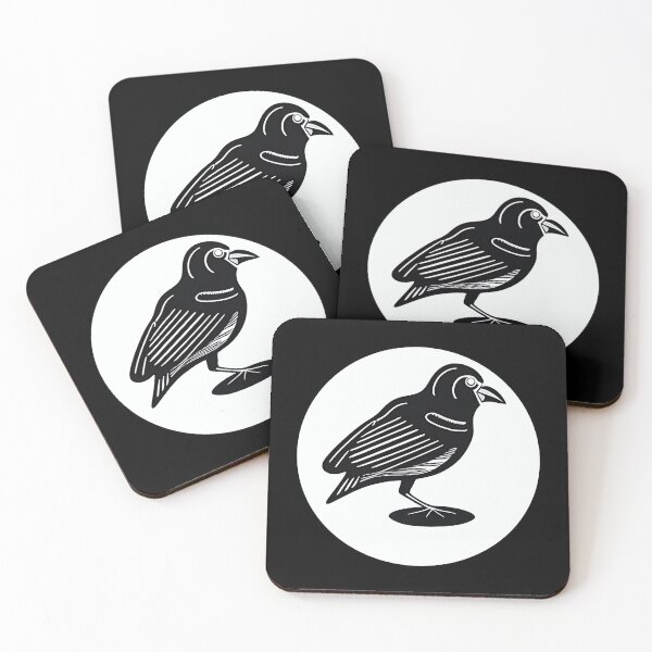Item preview, "Monochrome Migrator" Abstract Bird Sticker Design  designed and sold by Litheon.