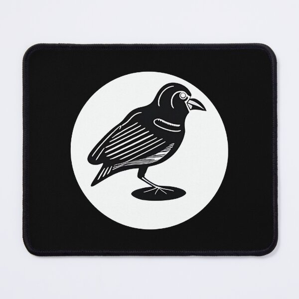 Item preview, "Monochrome Migrator" Abstract Bird Sticker Design designed and sold by Litheon.