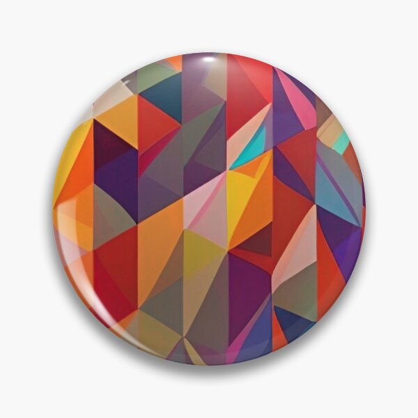 Item preview, Abstract Colorful Triangle Pattern designed and sold by bandjdesigns.