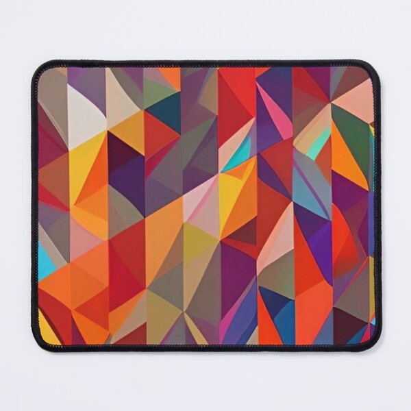 Item preview, Abstract Colorful Triangle Pattern designed and sold by bandjdesigns.