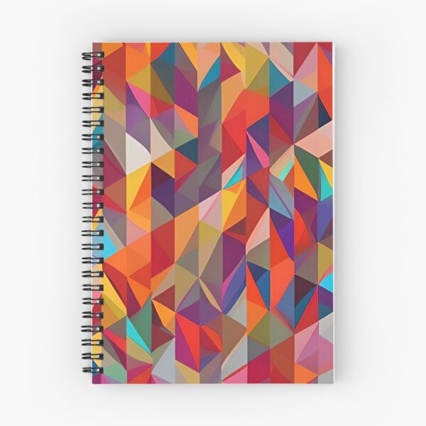 Item preview, Abstract Colorful Triangle Pattern designed and sold by bandjdesigns.