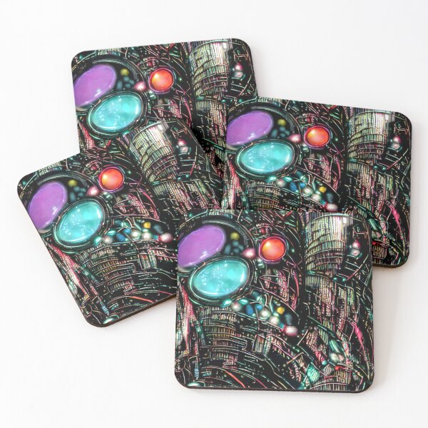 Item preview, Cyborg Electronic Lights - Seamless Pattern designed and sold by Chubuter.